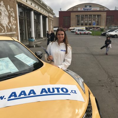 Hostessa dla AAA AUTO Hostess Praga