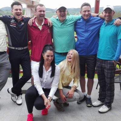 Caddy girl na golfovem turnaji