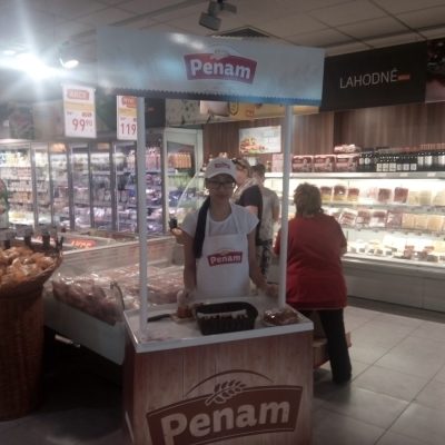 Ochutnávky pečiva pro Penam a.s v Praze