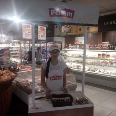 Ochutnávky pečiva pre Penam a.s v Prahe