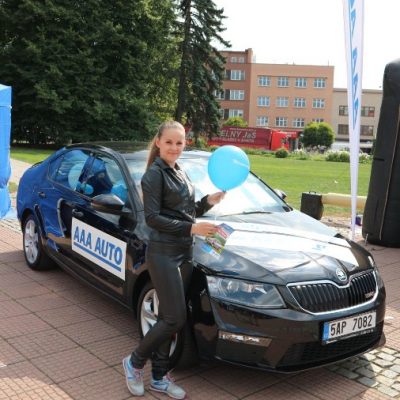 Hosteska na Barum Czech Rally Zlín
