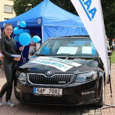 Hosteska na Barum Czech Rally Zlín