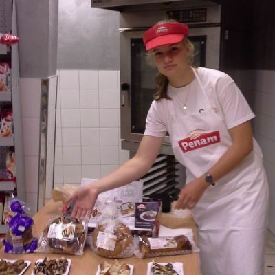 Promotorzy degustacji ciasta Penam Praga 10