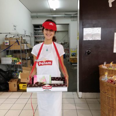 Promotérky na ochutnávku pečiva Penam Most