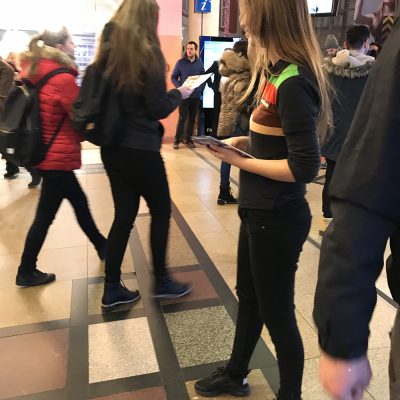 Hôtesse Burger King OC Palladium Prague