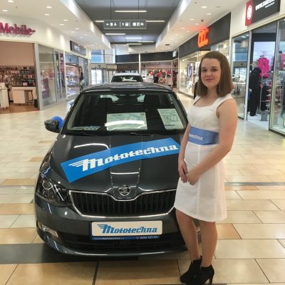 Hostess for a promo event for AAA AUTO in OC Futurum Kolín