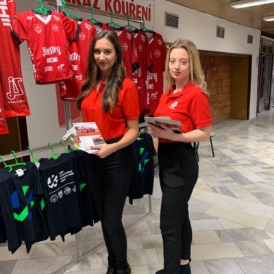 Zajistili jsme hostesky pro CB Auto a.s.,Sportovni hala České Budejovice