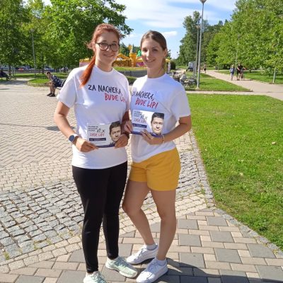 Zajistili jsme hostesky pro volebni kampan, lokace Praha 9