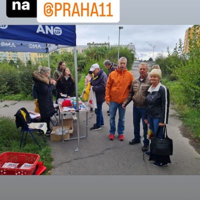 Zajistili jsme hostesky pro volebni kampan, lokace Praha 11